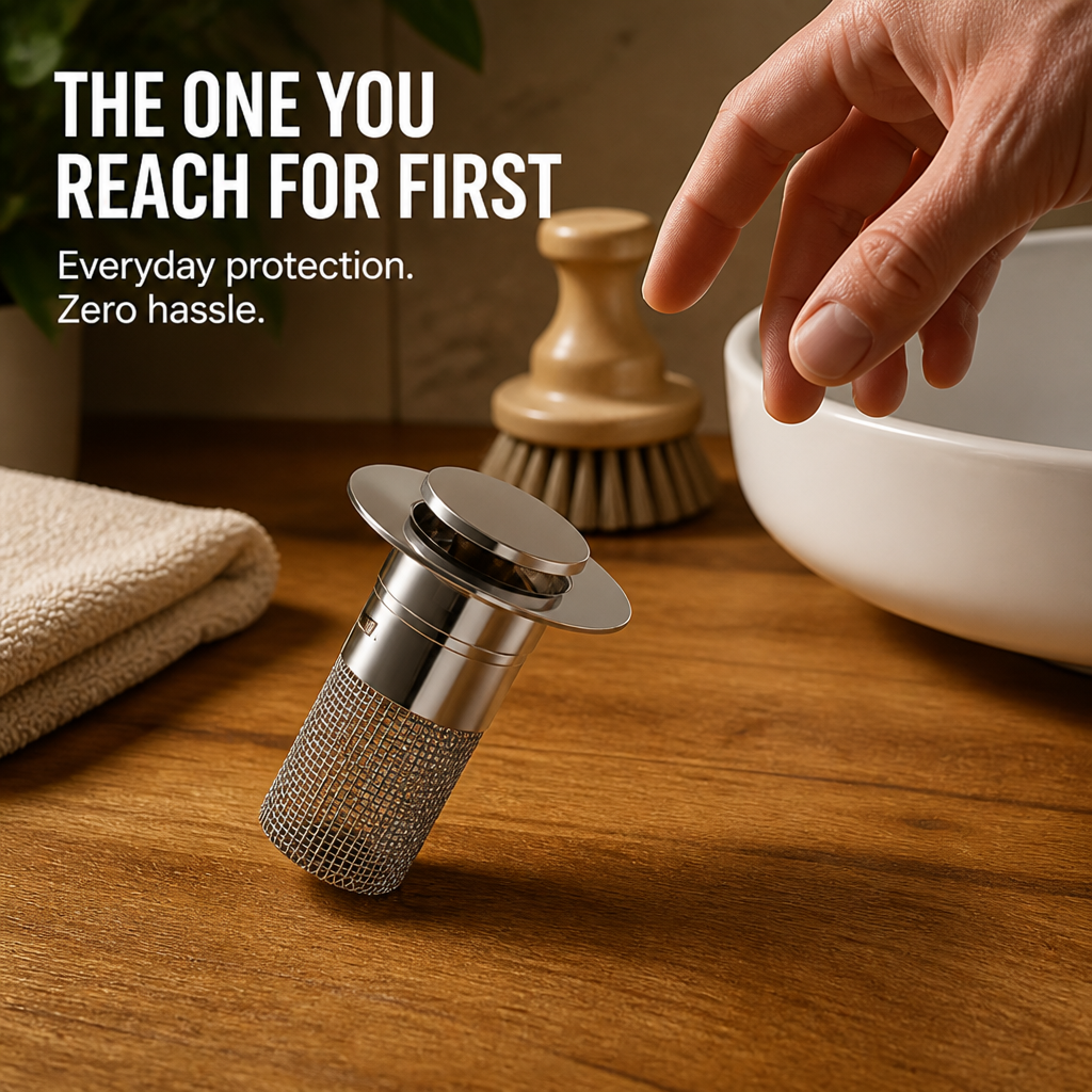 DrainGuard™ — Keep Your Drains Clear and Your Valuables Safe Without a Second Thought