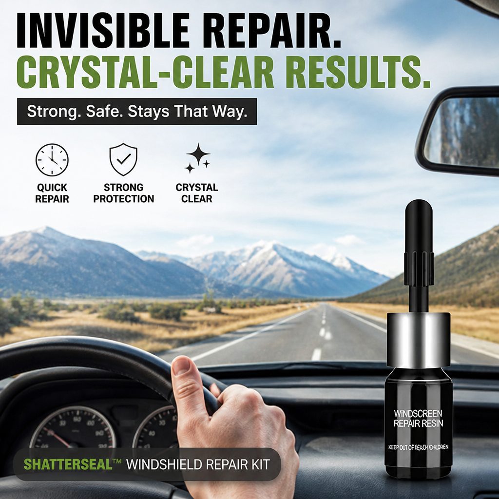 ShatterSeal™ — Fill the Crack, Stop the Spread & See Clear in 10 Minutes