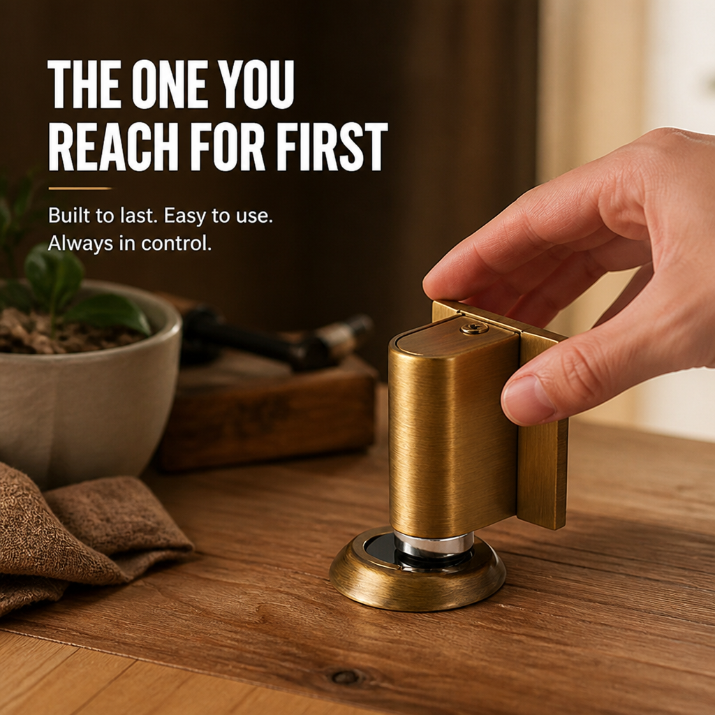 MagnaHold™ — Stop Door Slams and Protect Your Home with Silent, Ironclad Control