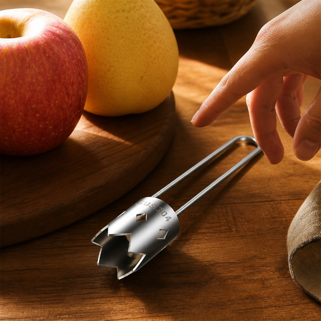 SwiftCore™ — Slice Through Fruit Prep Stress with Effortless, Perfect Cores Every Time