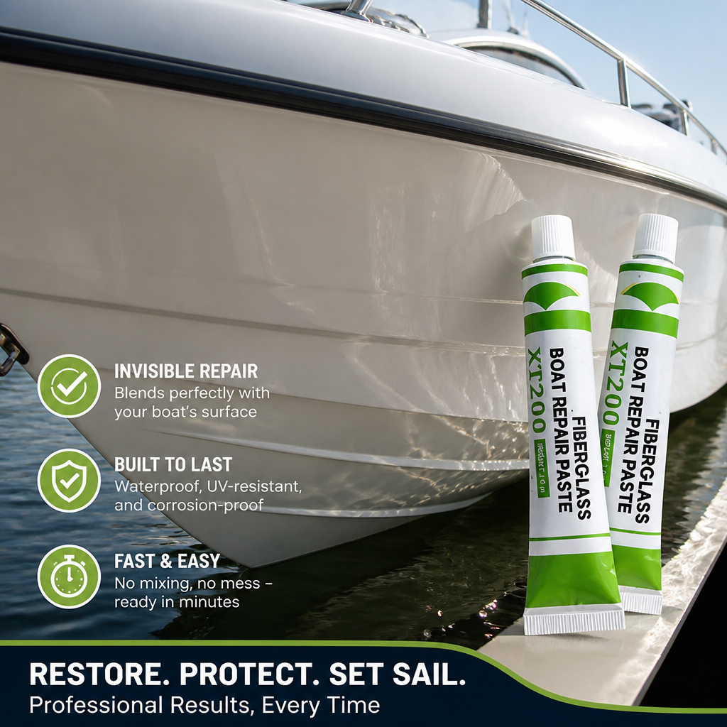 MarineLuxe™ Repair Paste — Instantly Restore Your Fiberglass to Flawless, Show-Stopping Shine