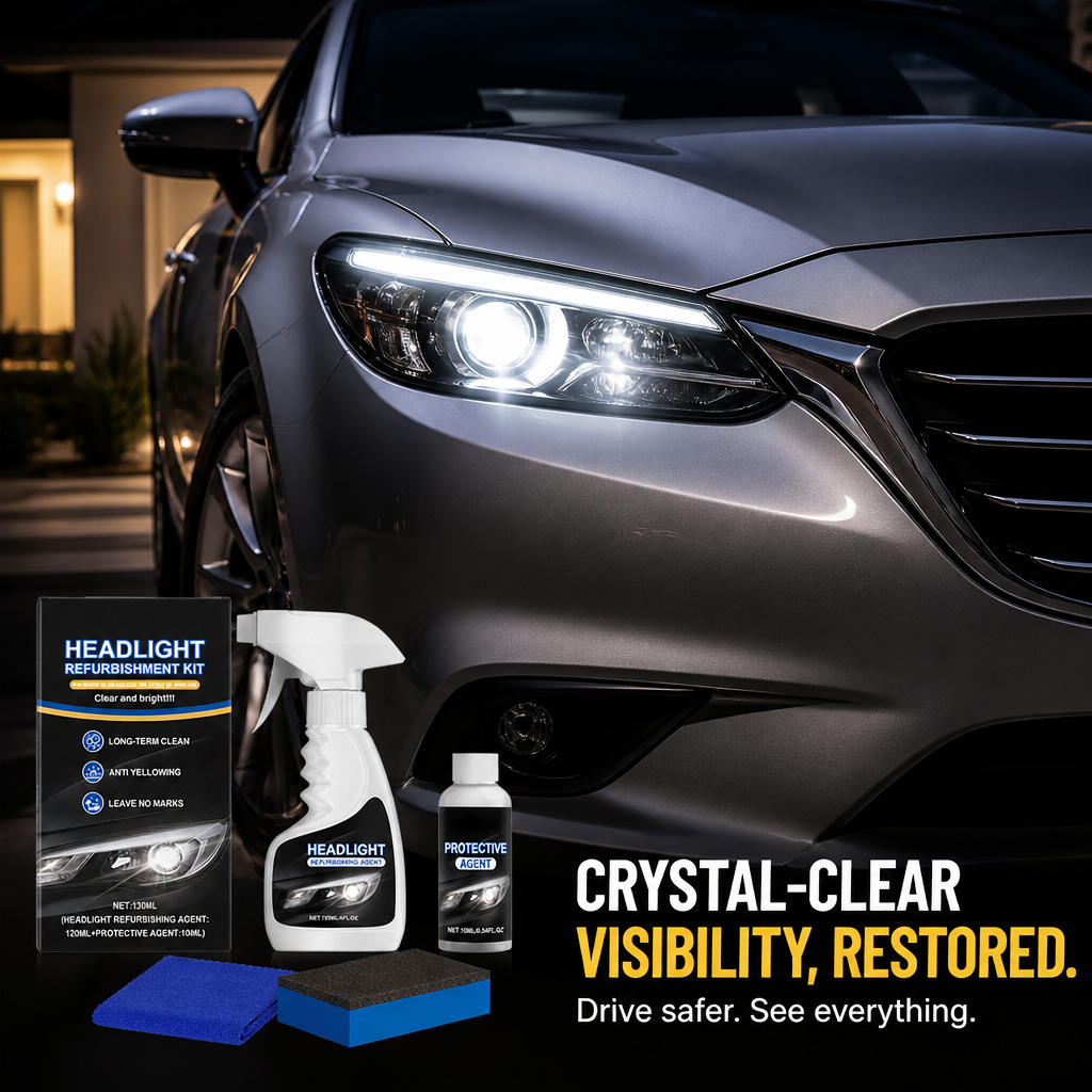 BrightSight™ — Erase Yellow Haze and Lock In Clear Headlights for Months