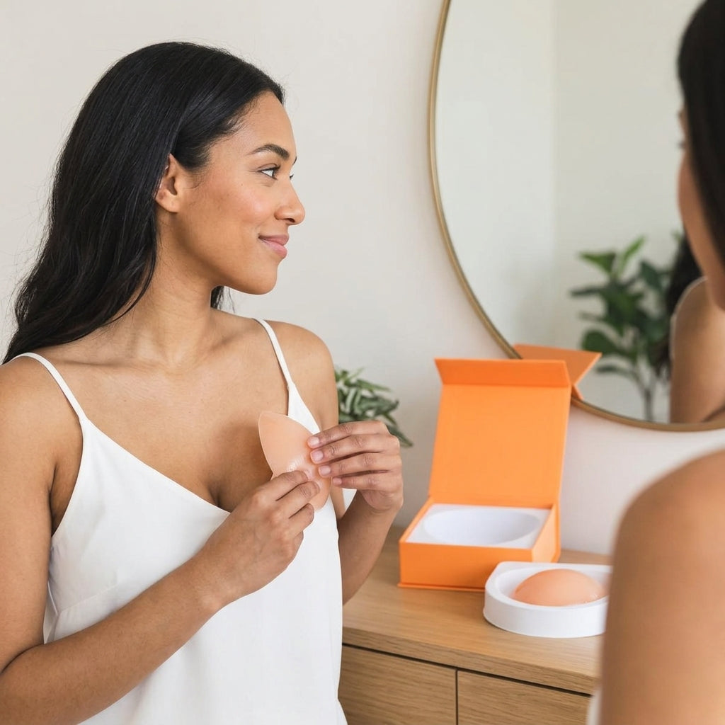 RiseAura™ – Wire-Free Adhesive Lift Cups with Up-to-2-Cup Boost