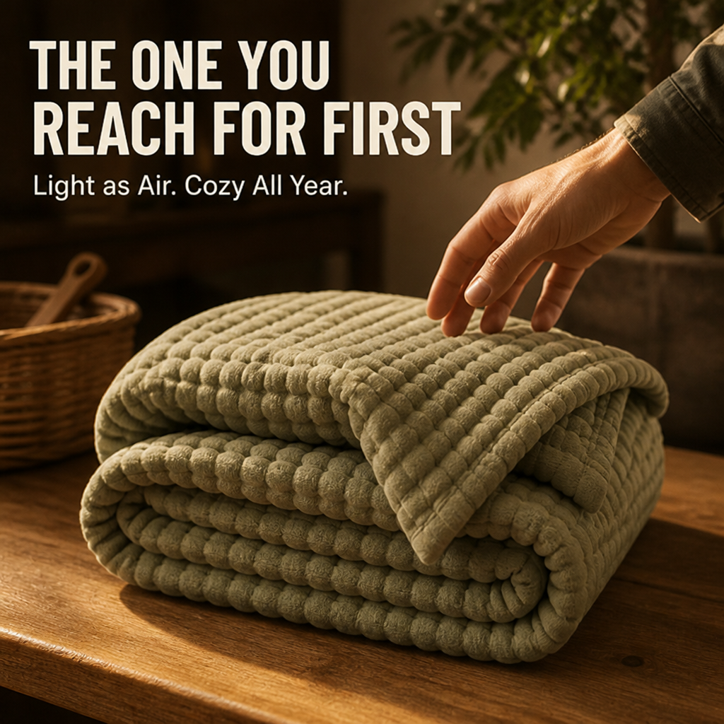 Arlynva™ Blanket — Feel Weightless Comfort That Keeps You Perfectly Cozy All Year