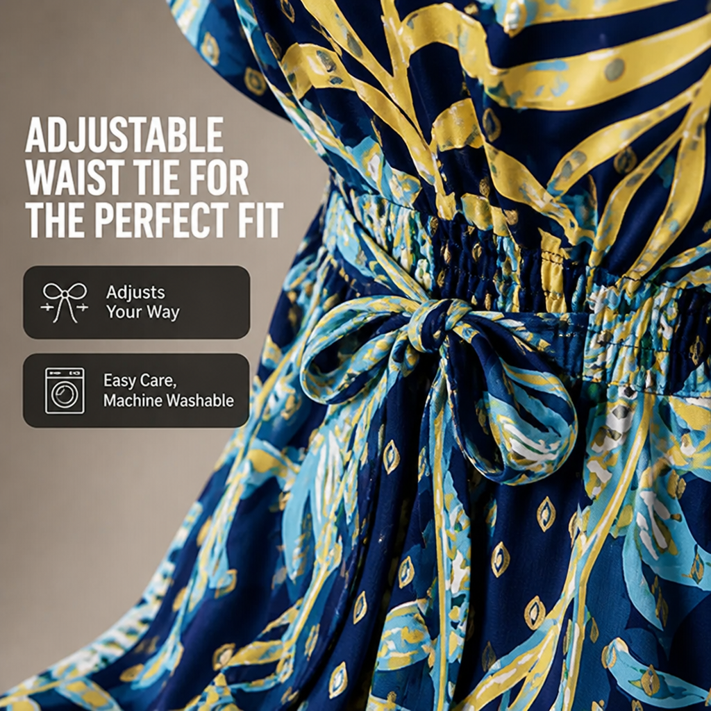 SolaraSilk™ Plus Size Leaf Print Bodysuit — Embrace Every Curve with Breathable, All-Day Confidence