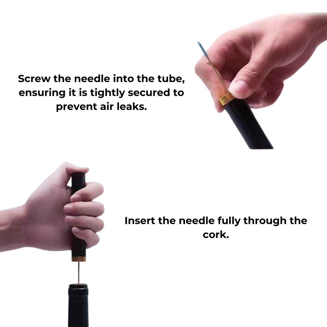 Wine Bottle Opener with Air Pressure – Fast Cork Extractor for Home Use