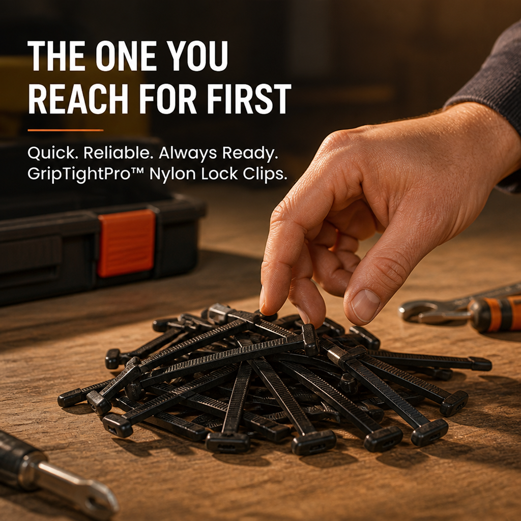 GripTightPro™ Nylon Lock Clips — Snap-On Strength That Ends Your Car’s Rattling Nightmare