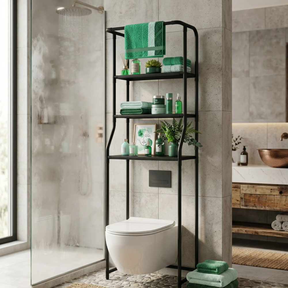 3-Tier Toilet Storage Shelf Organizer