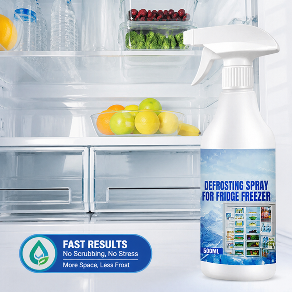 GlaciaMist™ — Melt Frost Instantly and Reclaim Your Freezer’s Power Without the Hassle
