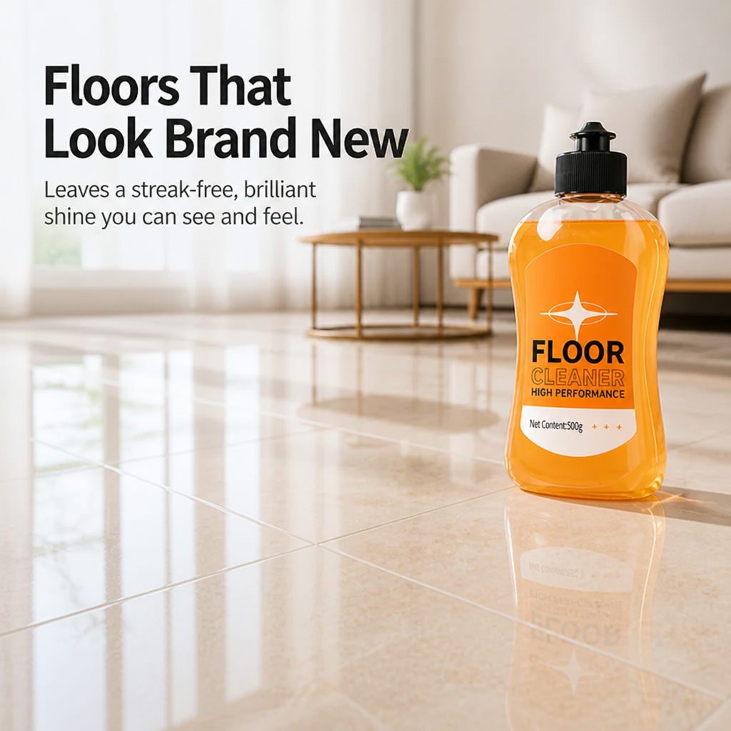 CleanFlo™ — Walk Confidently on Floors That Glow with Pure, Safe Clean Power