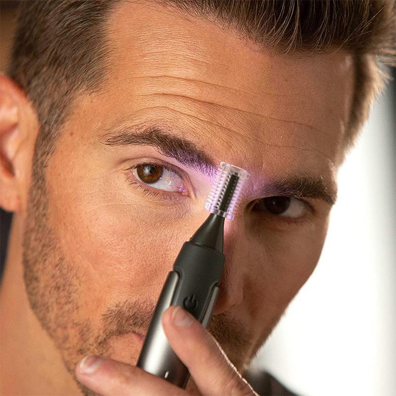 Precision Trimmer with LED Light and Titanium Blades