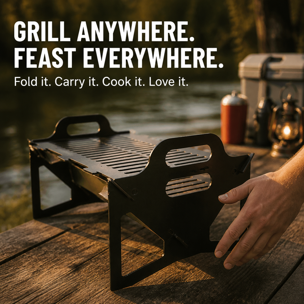 SwiftGrill™ — Effortless Outdoor Feasts Anytime, Anywhere