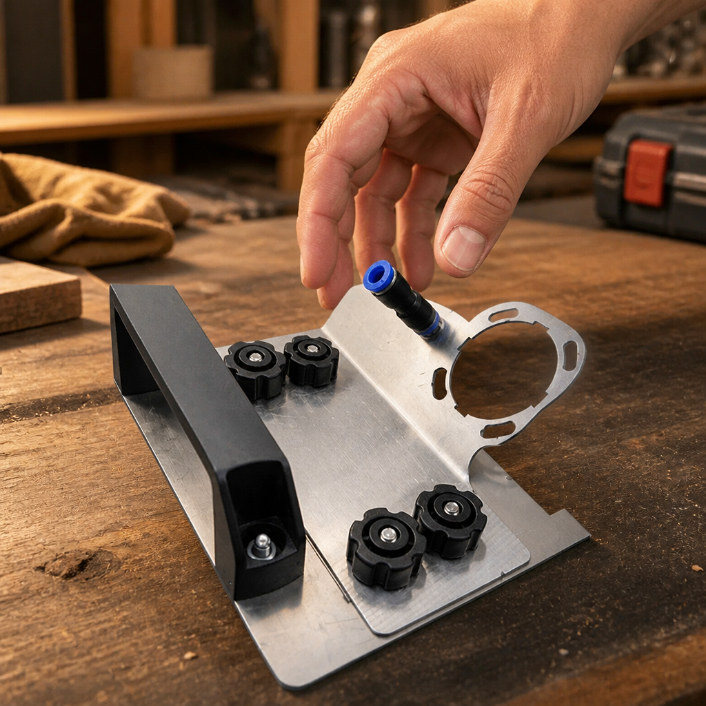 TitanEdge™ Grip Stand — Master Perfect, Rock-Solid 45° Tile Edges Like a Pro Every Time