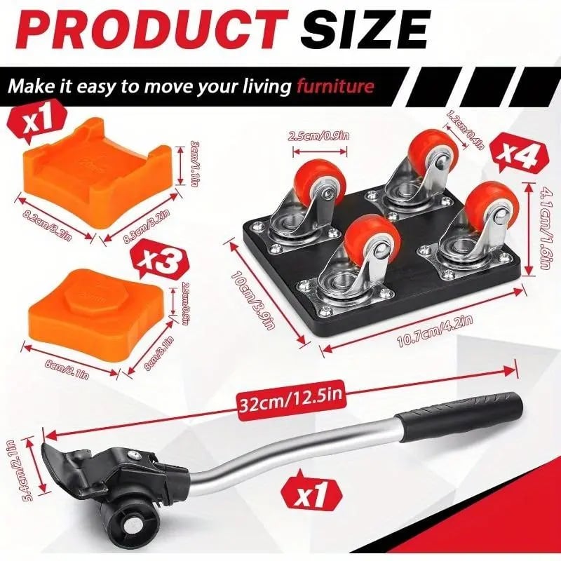 Heavy Furniture Moving Aid – Back-Friendly, Scratch-Free, Stress-Free