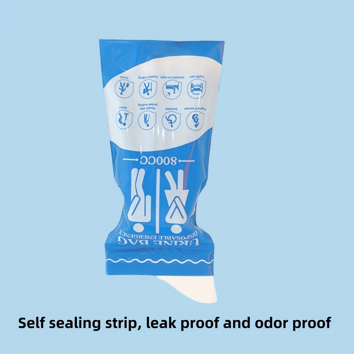 Disposable Urine Bags 800 ml for Car & Travel