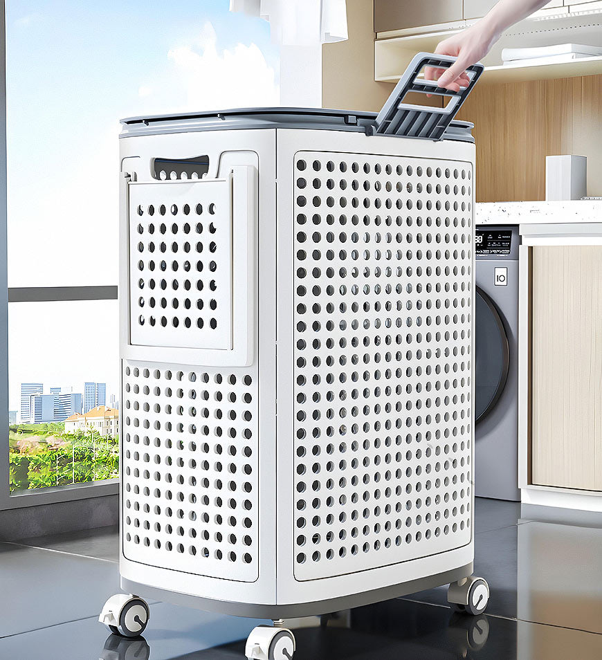 Laundry Basket for Easy Carrying – No Back Pain, Keeps Clothes Fresh