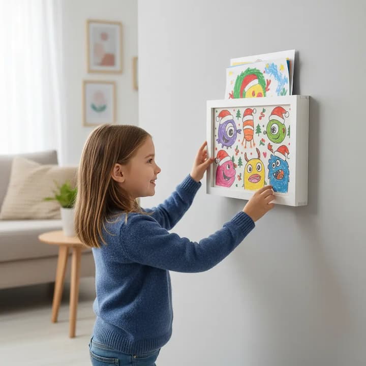 Showcase Children's Art with a Space that Celebrates Their Creativity