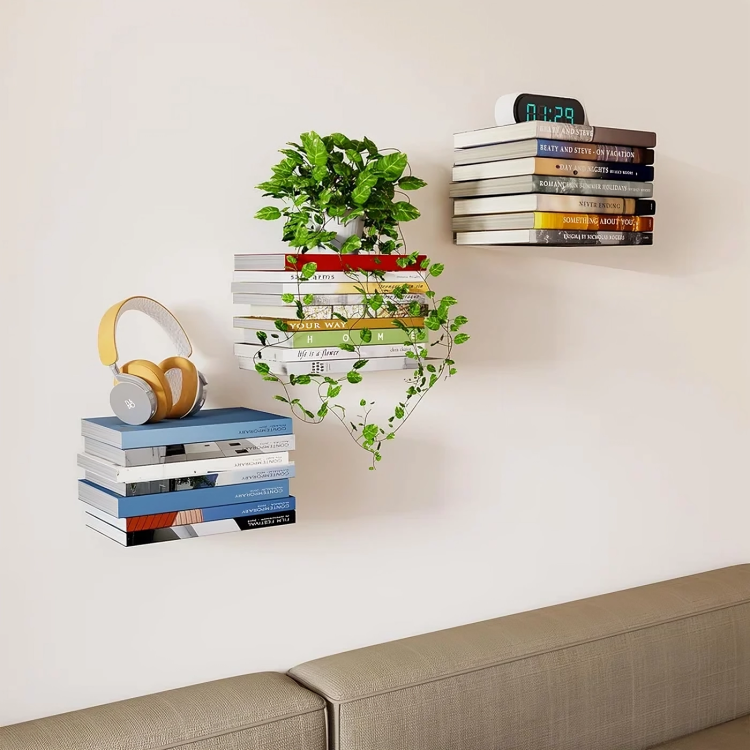 FloatSet™ — Make Your Books Defy Gravity and Transform Any Room Into Stunning, Clutter-Free Art