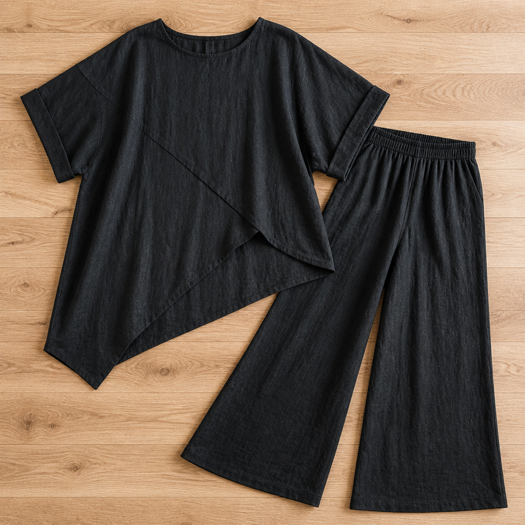 SerenaAura™ Two-Piece Loose Set — Unleash Effortless Confidence with Every Move