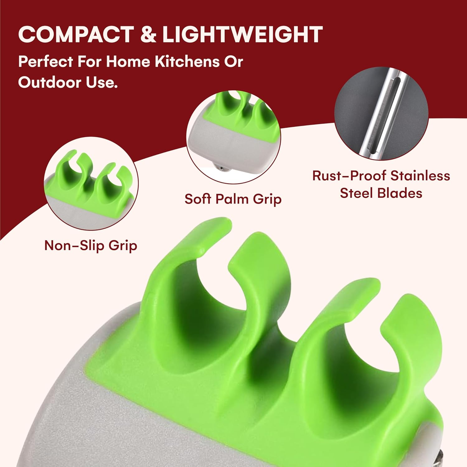 Safe Grip Peeler for Worry-Free Kitchen Moments