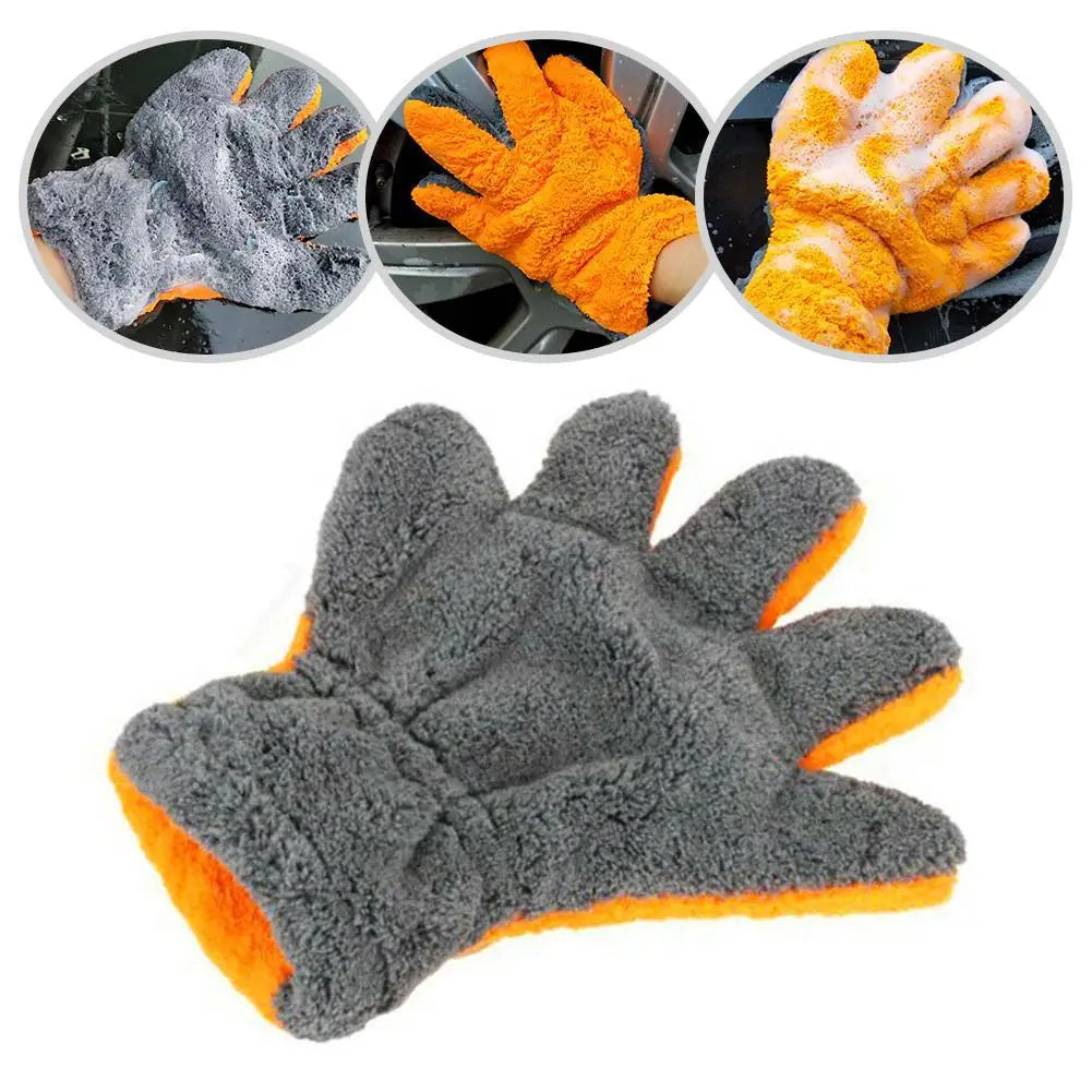 Microfiber Wash Glove - Scratch-Free Cleaning Mitt