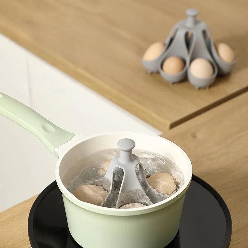 Silicone Egg Cooker for Perfectly Boiled Eggs – Stress-Free Cooking
