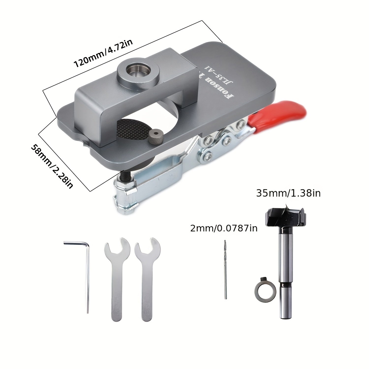 35 mm Hinge Drilling Template for Cabinet Installation