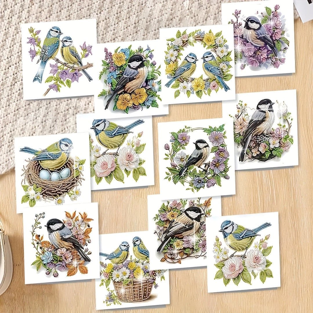 Set of 12 Greeting Cards for Diamond Painting