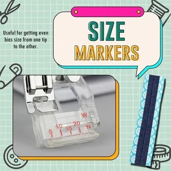 BiasBindemittel™ — Perfectly Straight Seams Every Time | 50% Off
