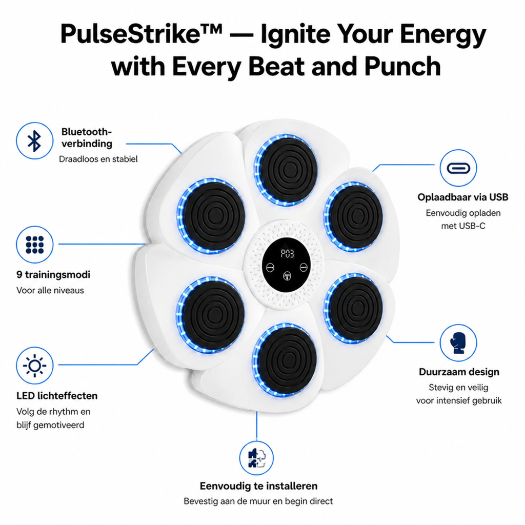 PulseStrike™ — Ignite Your Energy with Every Beat and Punch