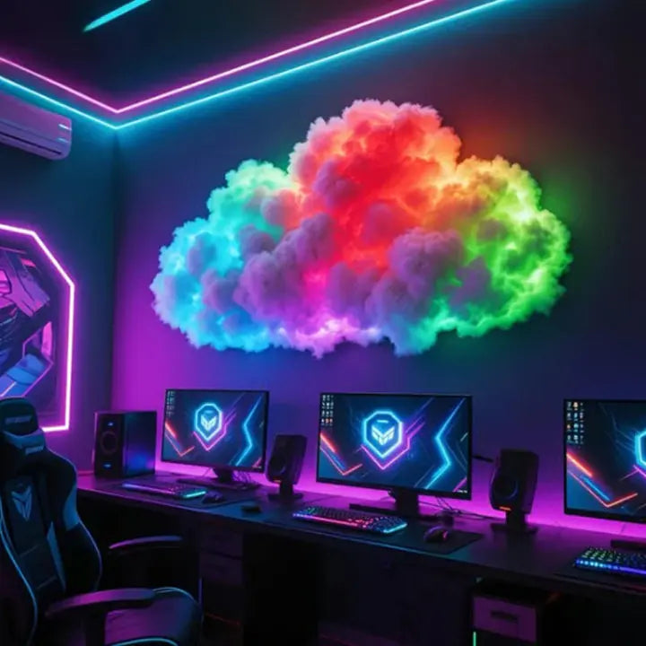 LED Cloud-Shaped Wall Light