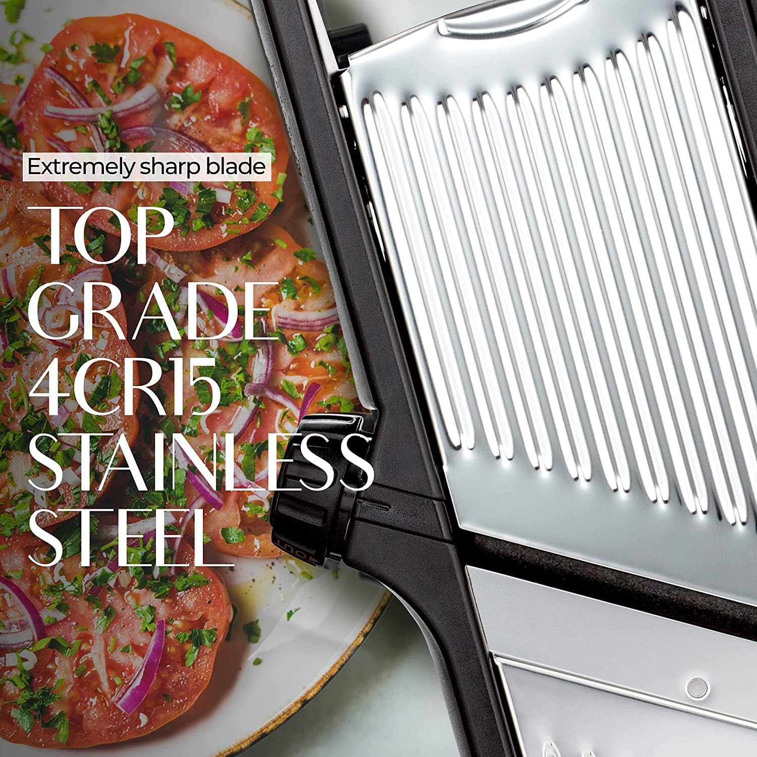 Precision Food Slicer with Safety Gloves – Safe Kitchen Tool for Meal Prep