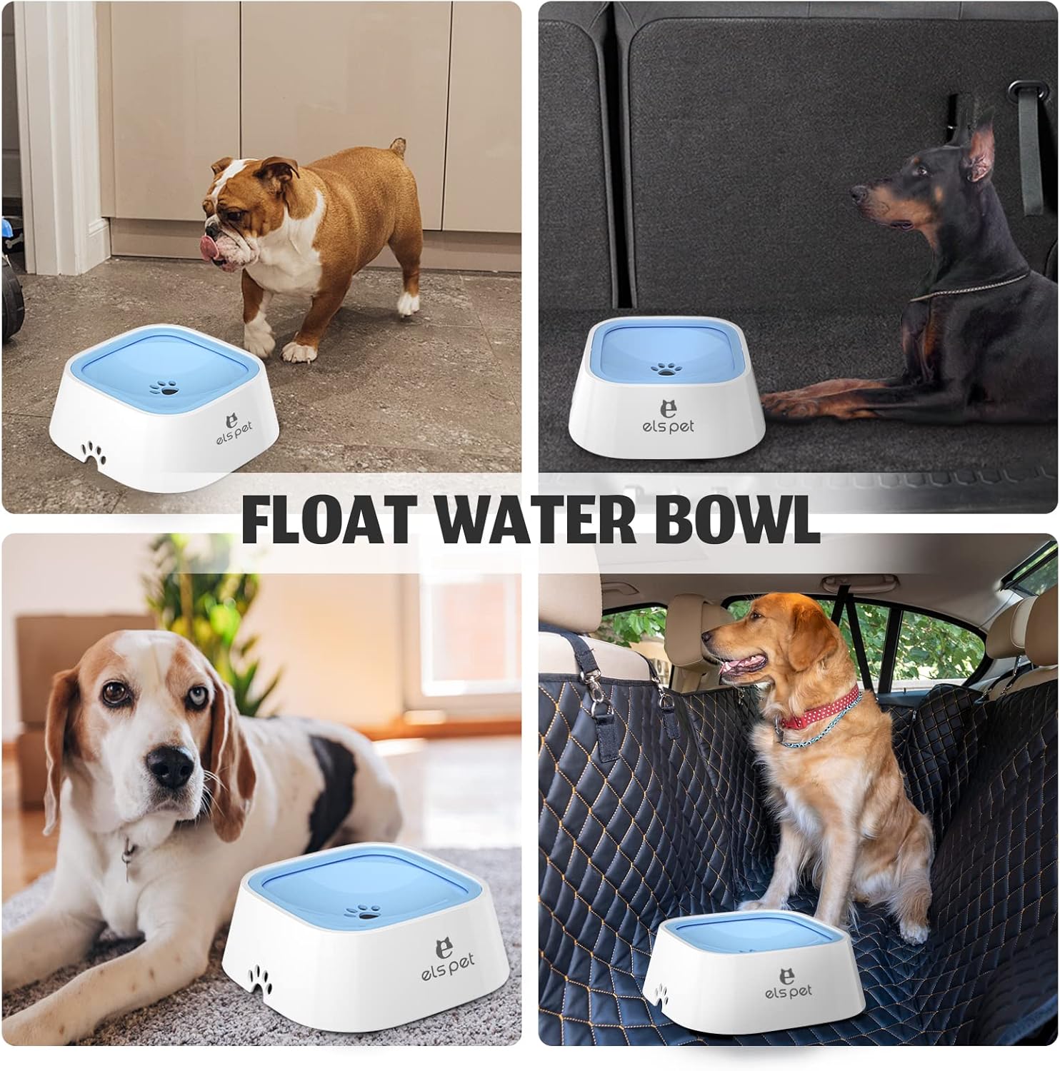 Anti-Spill Water Bowl for Dogs