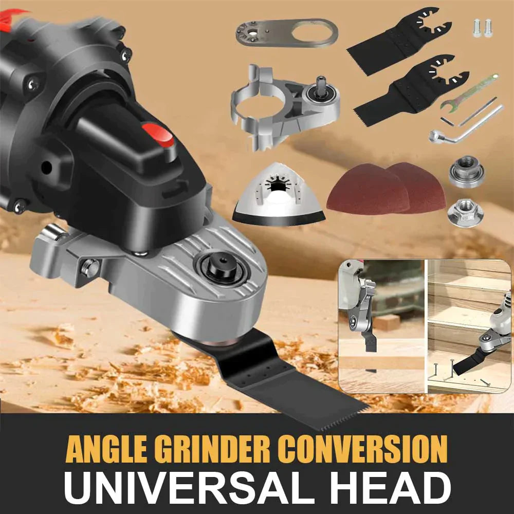 GrindMaster™ | Angle Grinder Conversion Universal Head Set