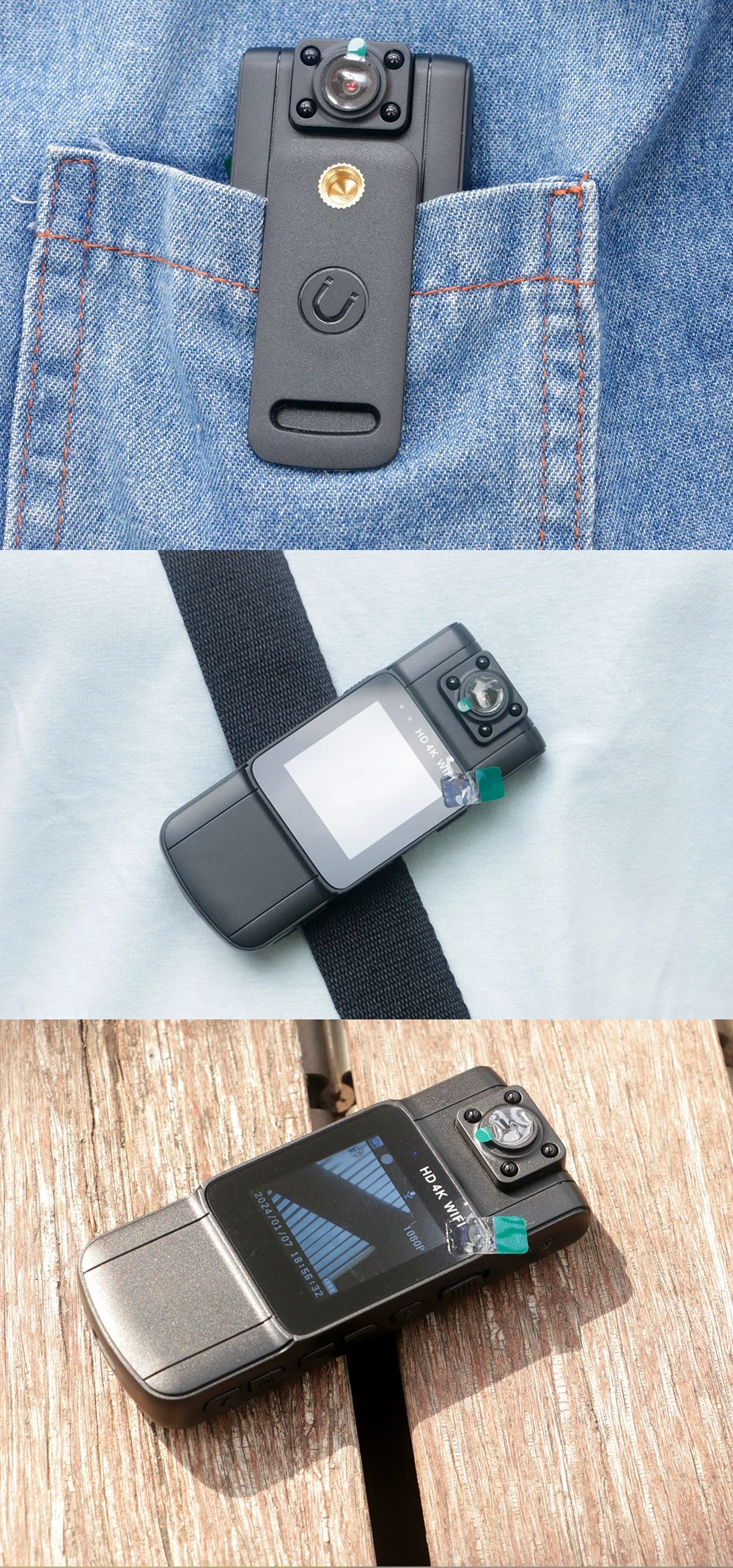 Compact Camera | 4K Video | Swivel Lens | SecureCam