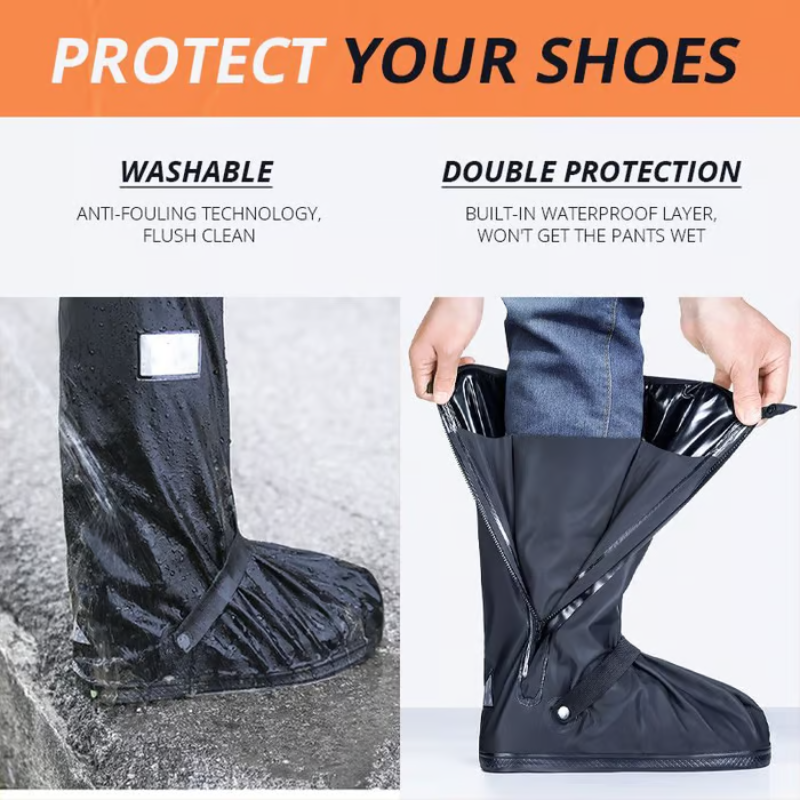 HydroGuard™ Boot Shields — Fearlessly Tackle Every Storm with Dry, Steady Steps