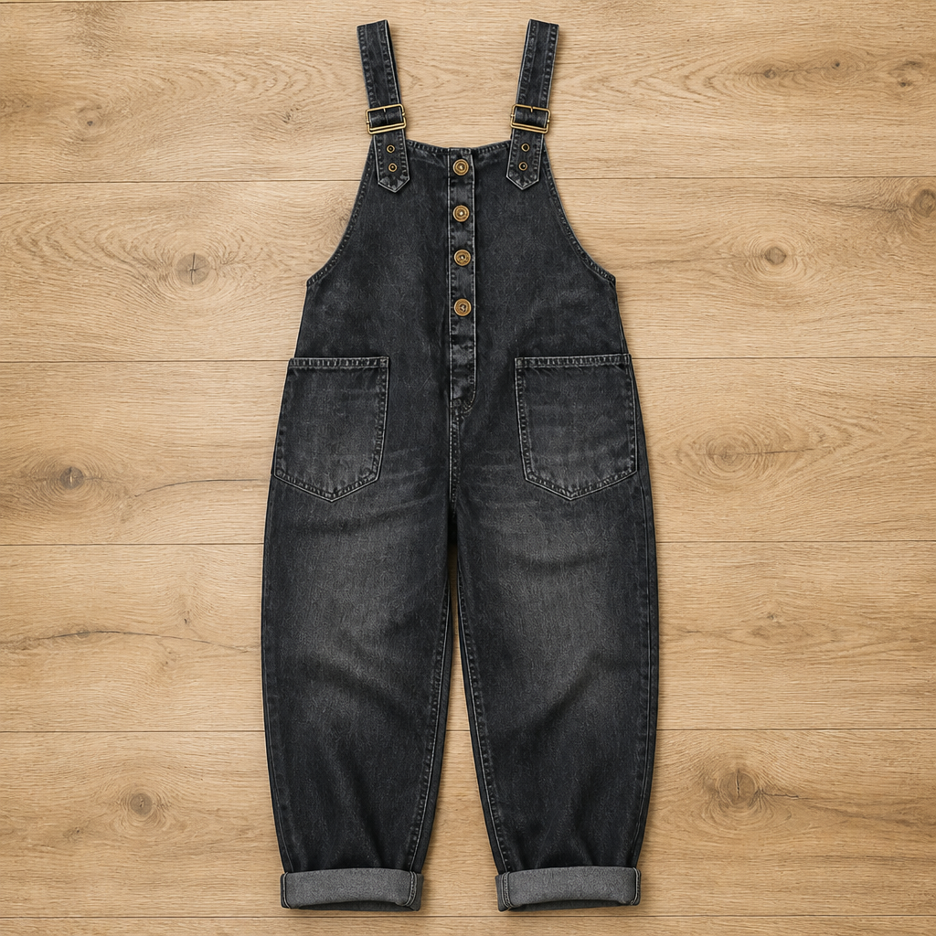 VelaSway™ Casual Denim Jumpsuit — Embrace All-Day Freedom with Flattering, Effortless Style