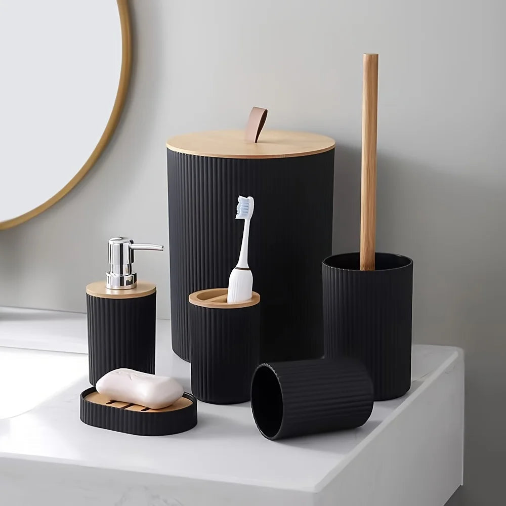 6-Piece Bathroom Set – Transform Your Space into a Calm, Organized Oasis