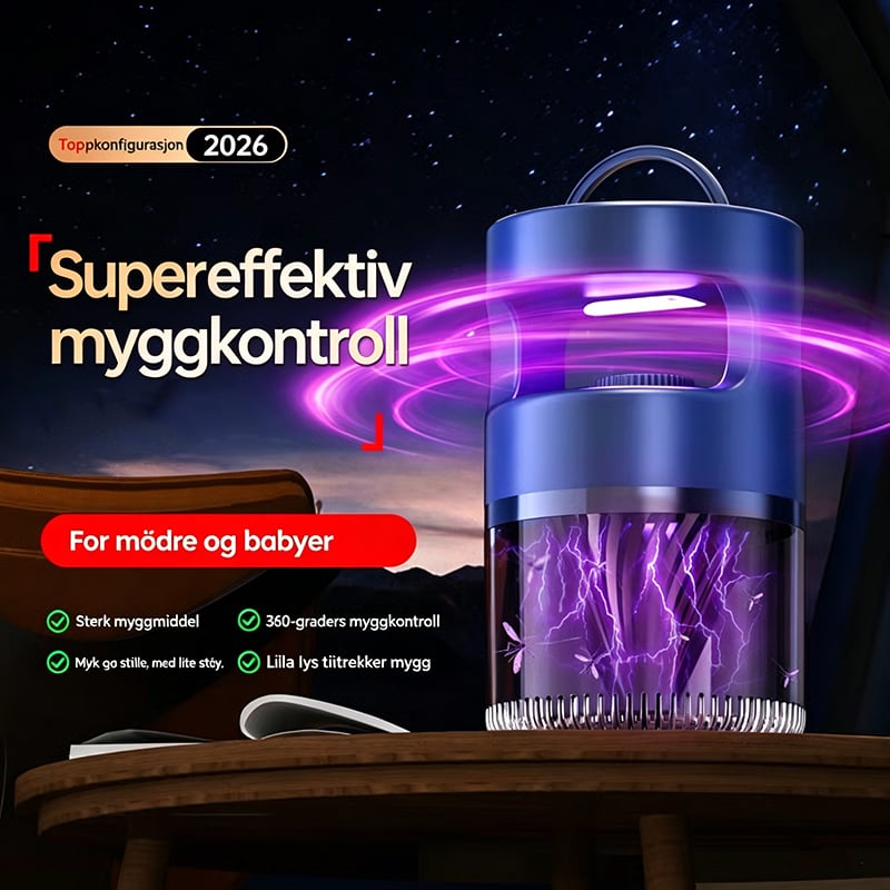 UV Light Mosquito Lamp with Suction Fan
