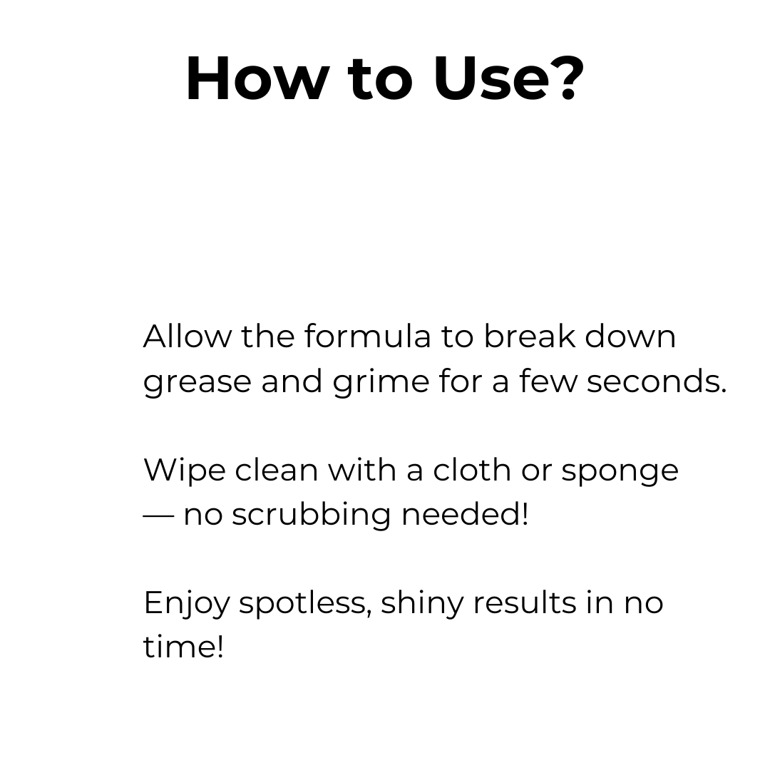 CleanSwift™ — Effortless Spray Power that Frees You from Scrubbing and Saves Your Day