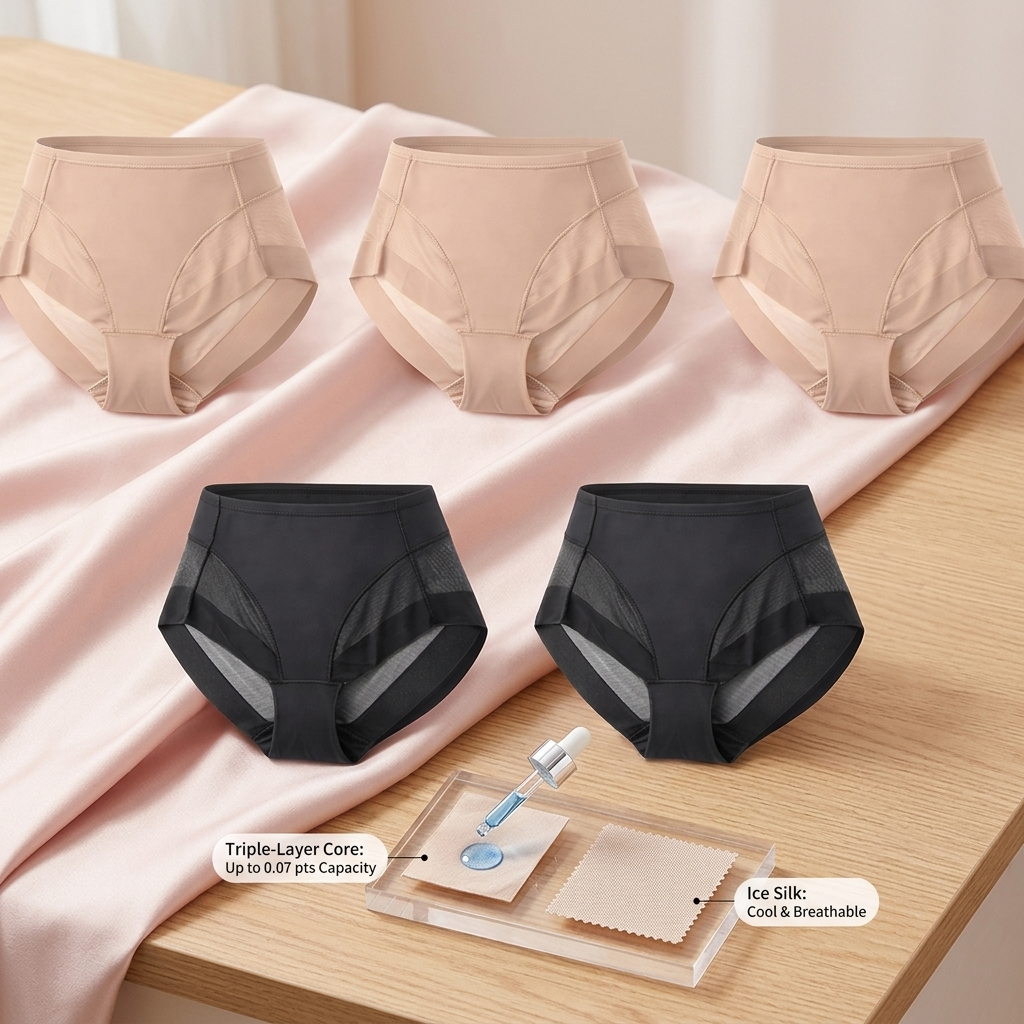 LumaHold™ Leak-Proof Shaping Briefs — Feel Confident, Fresh, and Flawlessly You All Day Long