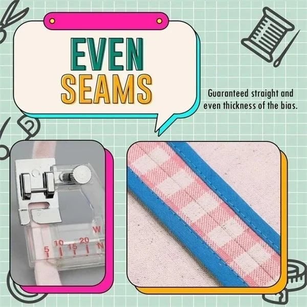 BiasBindemittel™ — Perfectly Straight Seams Every Time | 50% Off