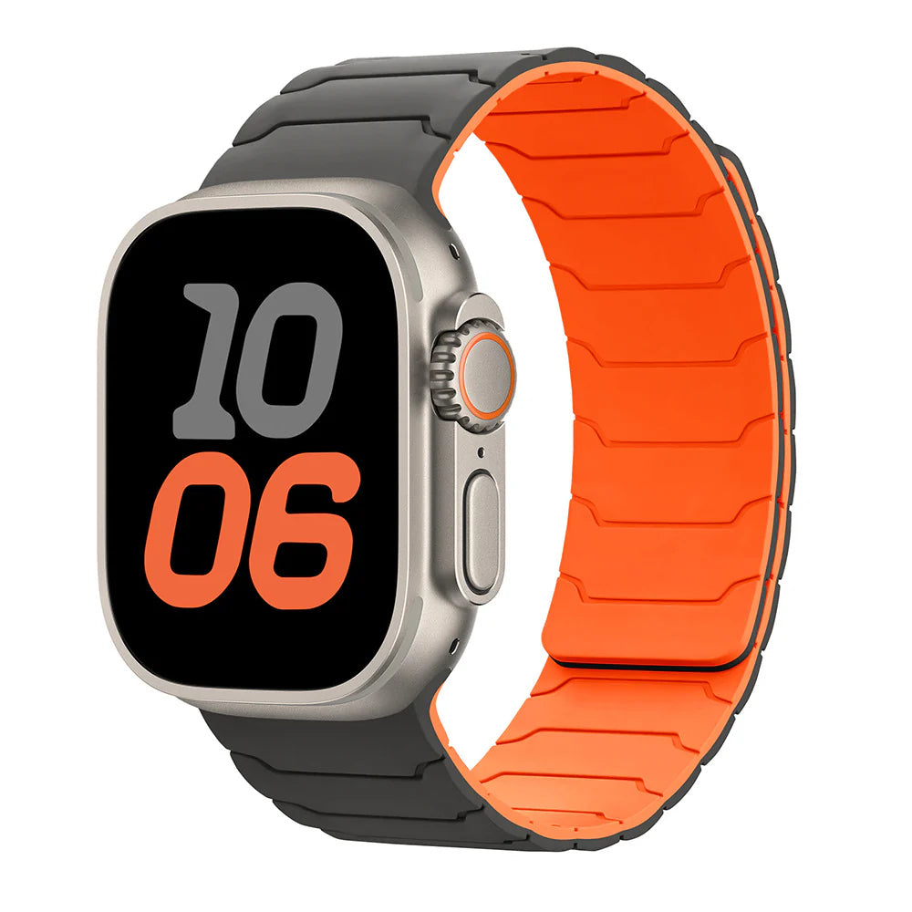 Silicone Magnetic Watch Band for Apple Timepiece