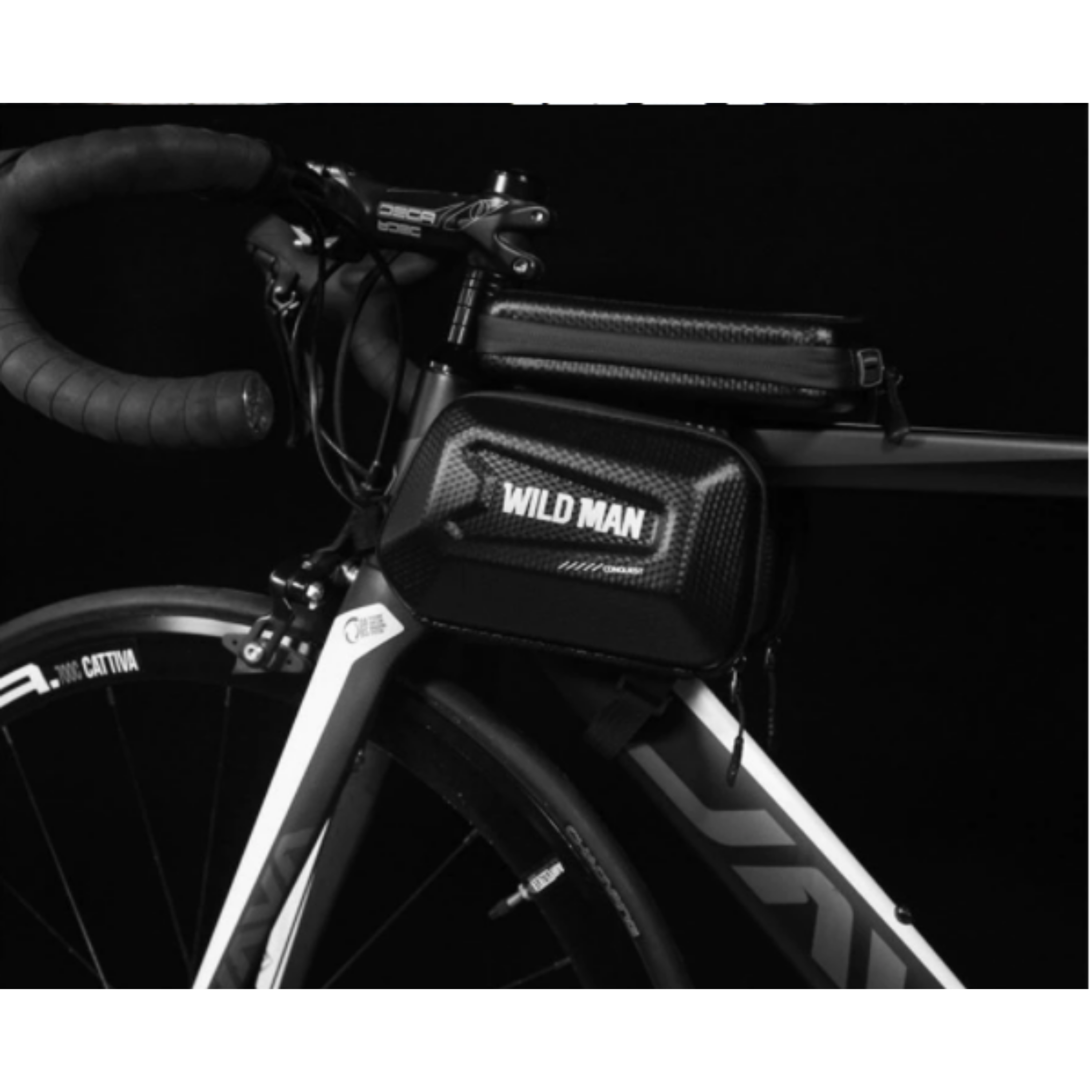Waterproof Bicycle Frame Bag with Touch Screen Window