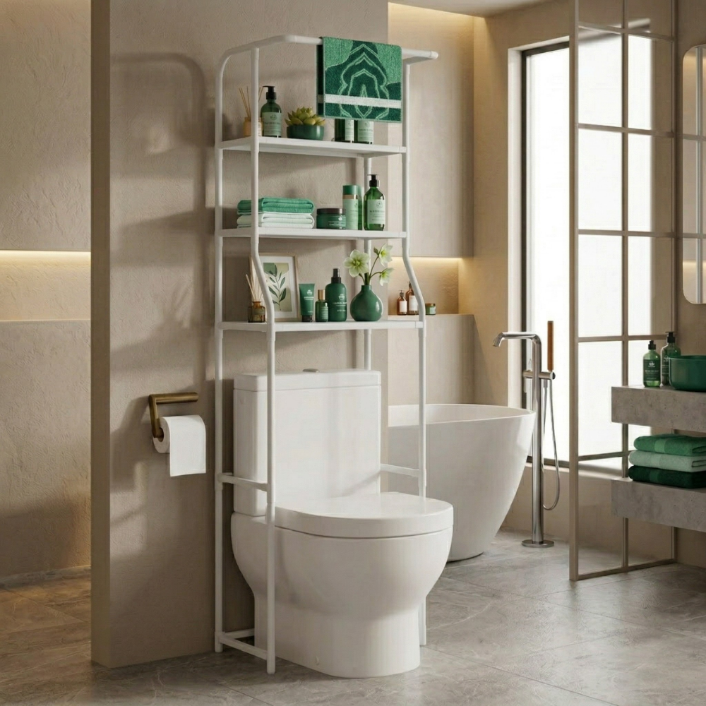 3-Tier Toilet Storage Shelf Organizer