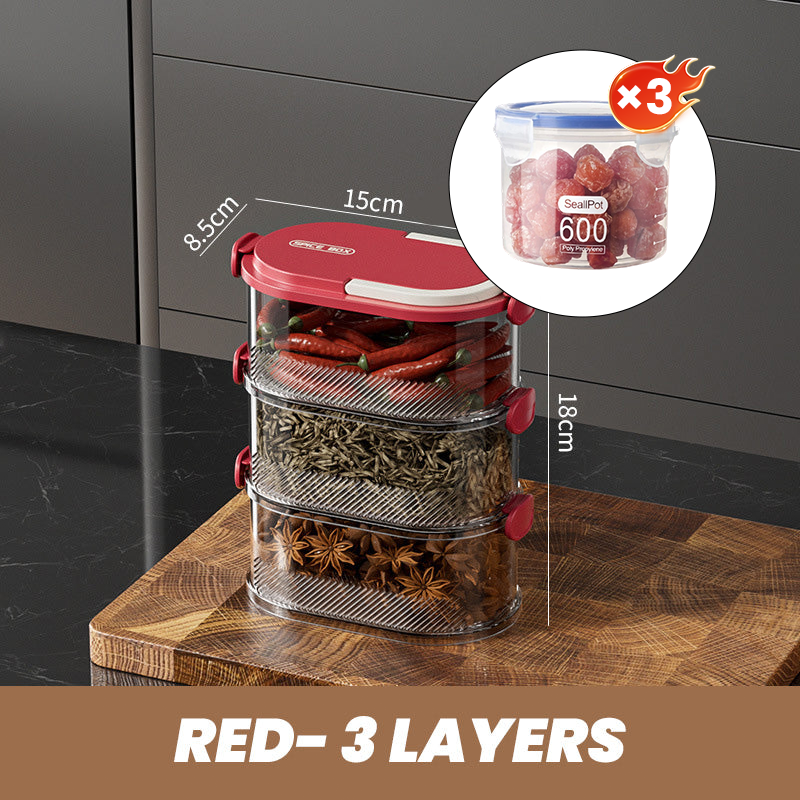 Aroma Organizer - Spice Freshness and Order at the Push of a Button