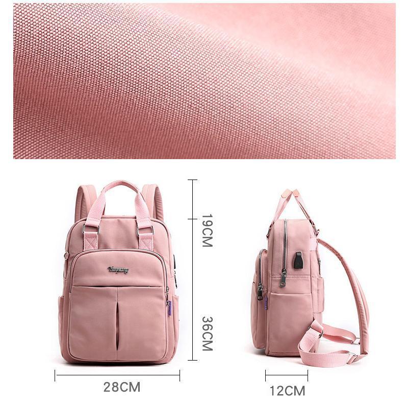 Waterproof Backpack with USB Charging Port
