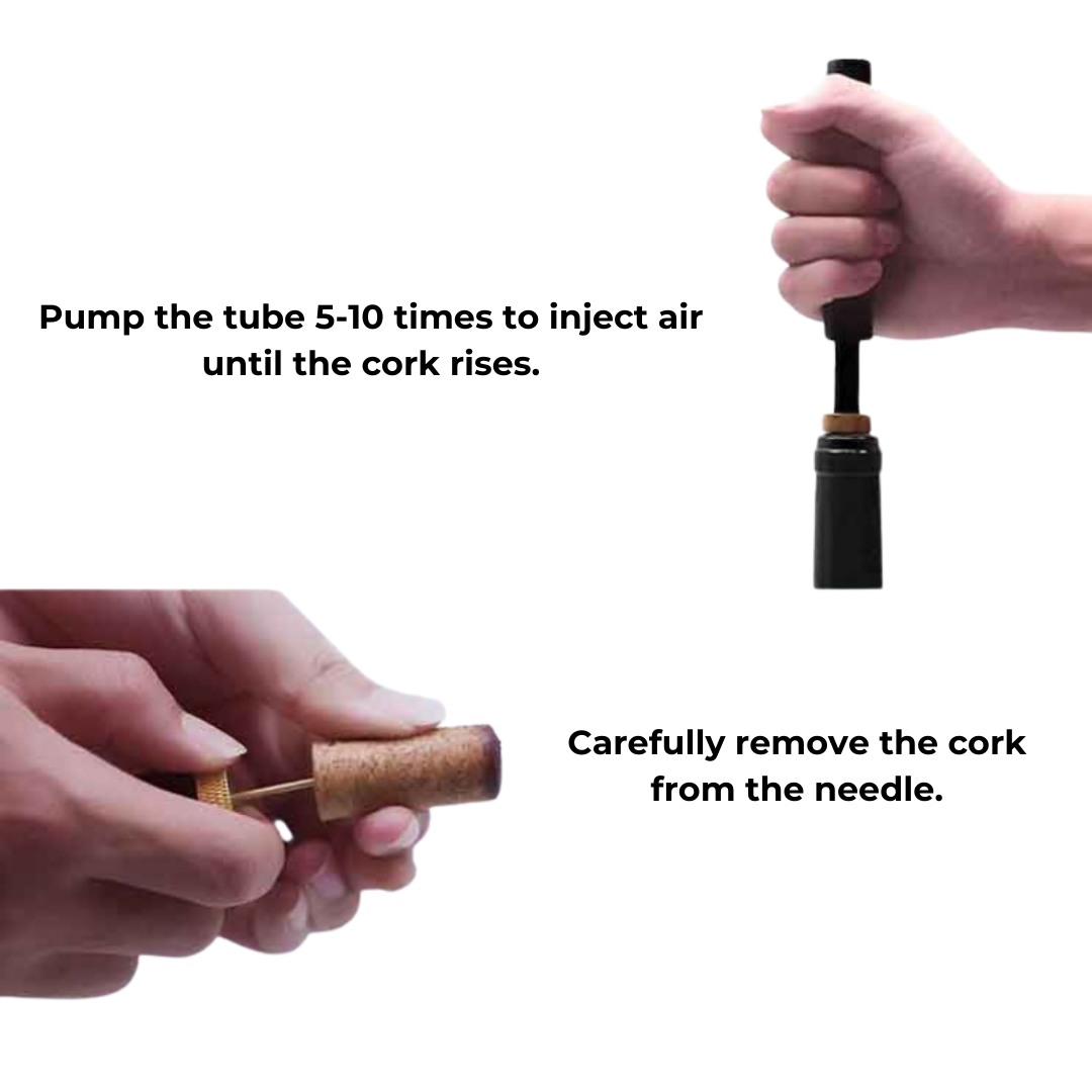 Wine Bottle Opener with Air Pressure – Fast Cork Extractor for Home Use