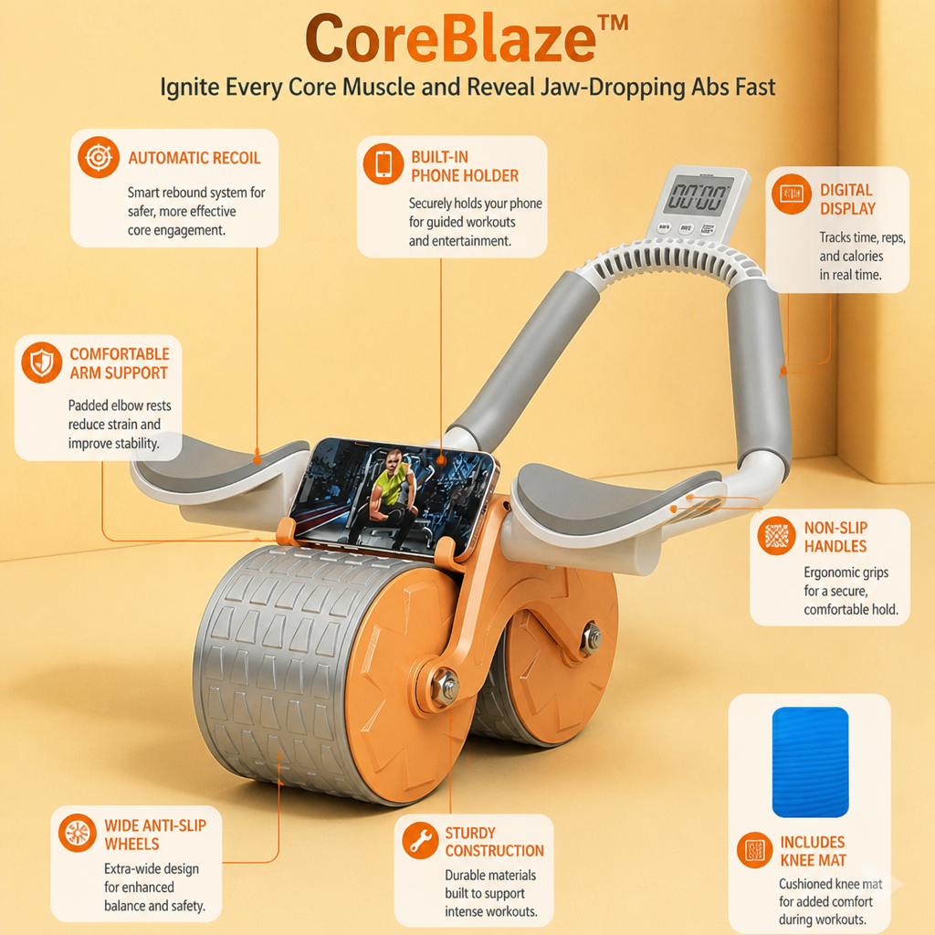 CoreBlaze™ — Ignite Every Core Muscle and Reveal Jaw-Dropping Abs Fast
