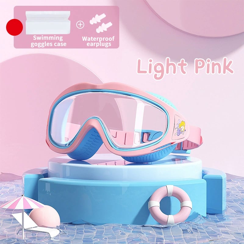 Kids' HD Swim Goggles – UV Protection and Anti-Fog Feature